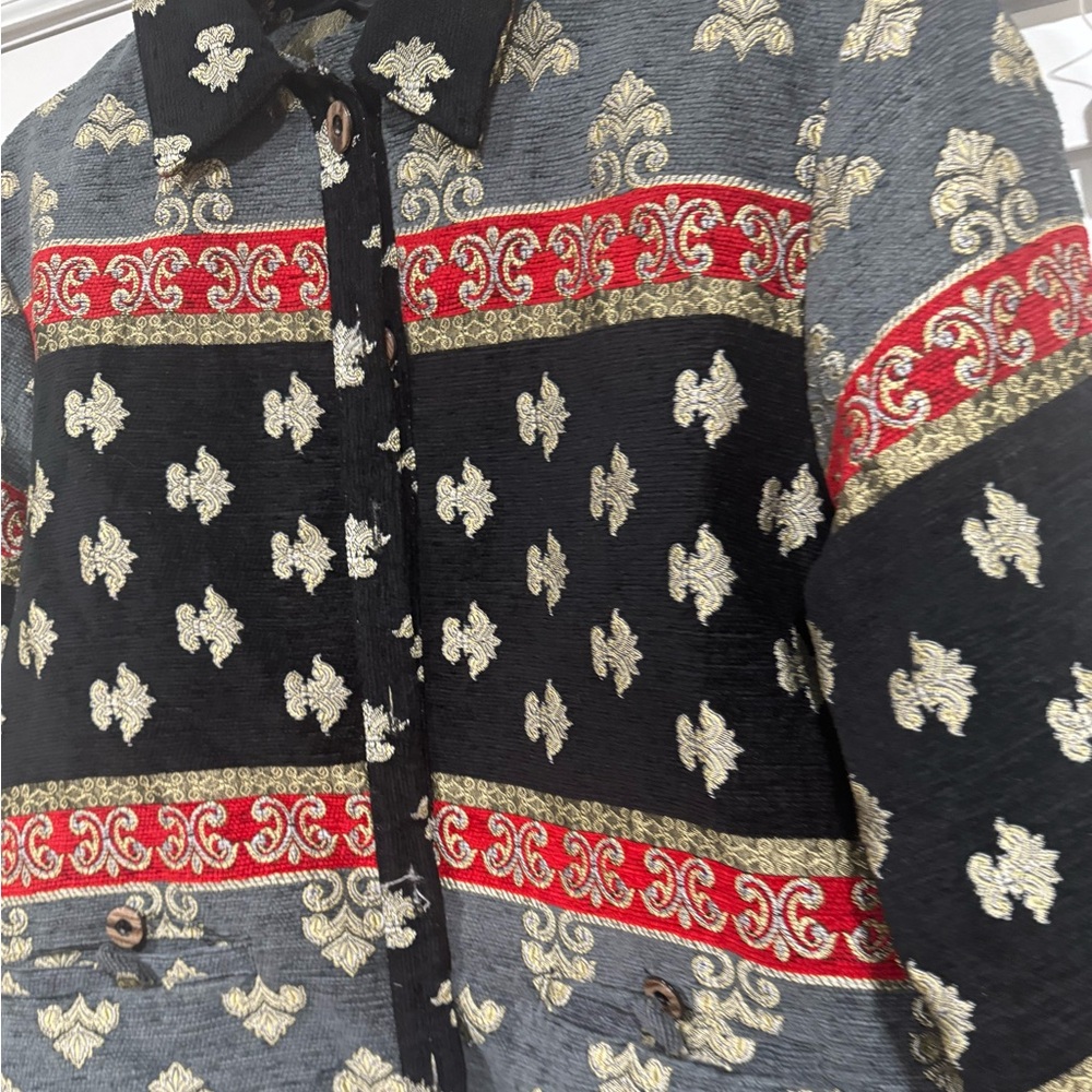 Sag Harbor Multicolor Patterned Jacket - image 6